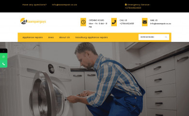 aaarepairguys.co.za screenshot