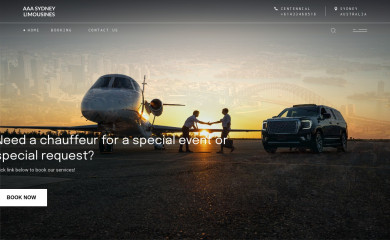 aaasydneylimousines.com.au screenshot