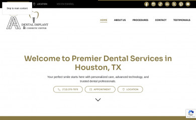 aadentalclinic.com screenshot