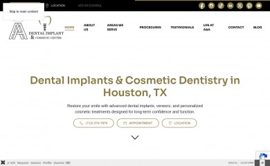 aadentalclinic.com screenshot