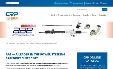 aaesteering.com screenshot