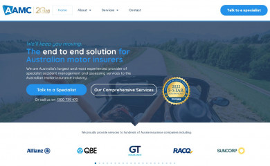 aamcommercial.com.au screenshot