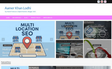 aamerkhanlodhi.com screenshot