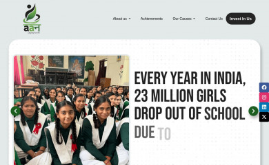 aancharitabletrust.com screenshot