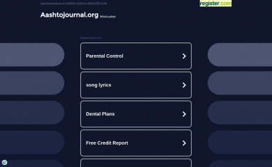 aashtojournal.org screenshot