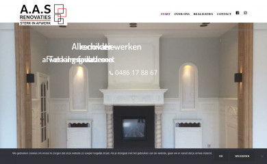 aasrenovaties.be screenshot