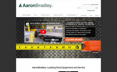 aaronbradley.com screenshot