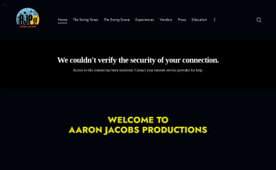aaronjacobsproductions.com screenshot