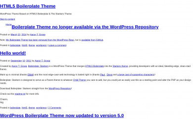 http://aarontgrogg.com/boilerplate/ screenshot