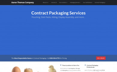 aaronthomas.com screenshot