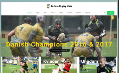 aarhusrugbyklub.dk screenshot