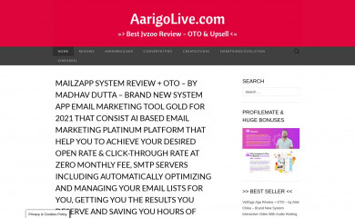 aarigo.com screenshot