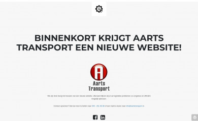 aartstransport.nl screenshot