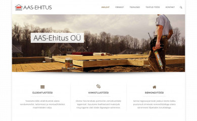 aas-ehitus.ee screenshot