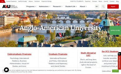 aauni.edu screenshot