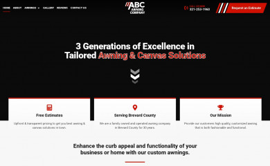 abcawnings.com screenshot