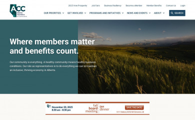 abchamber.ca screenshot