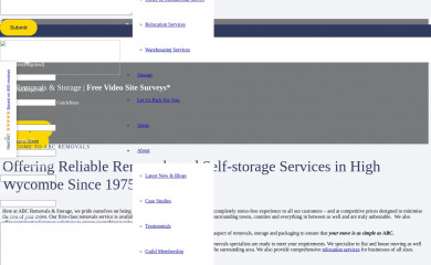 abcremovalsandstorage.com screenshot