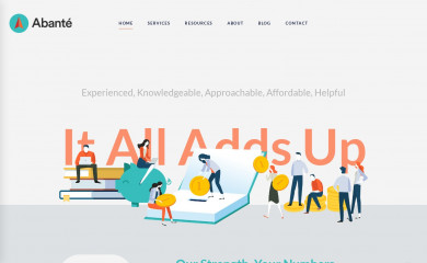 abanteaccounting.com.au screenshot