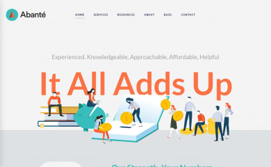 abanteaccounting.com.au screenshot