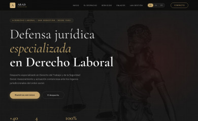 abad-abogados.com screenshot