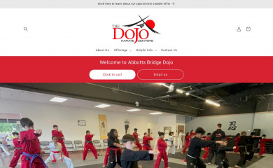 abbottsbridgedojo.com screenshot