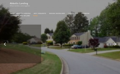 abbottslanding.org screenshot