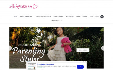 http://abbynture.com screenshot
