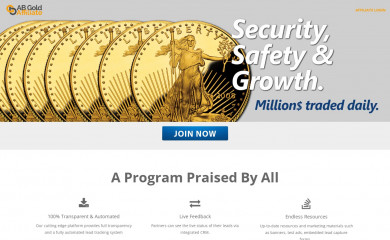 abgoldaffiliate.com screenshot