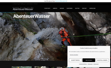 abenteuerwasser.at screenshot