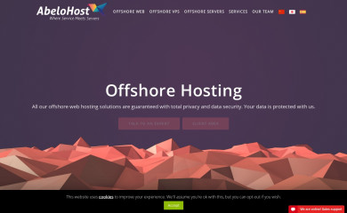 abelohost.com screenshot