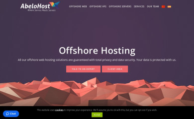 abelohost.com screenshot