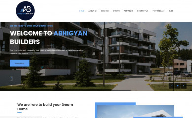 abhigyanbuilders.com screenshot