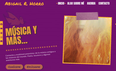 abigailhorro.com screenshot