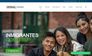 abogadovernal.com screenshot