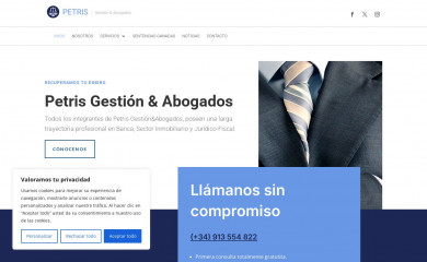 abogadocooperativas.com screenshot