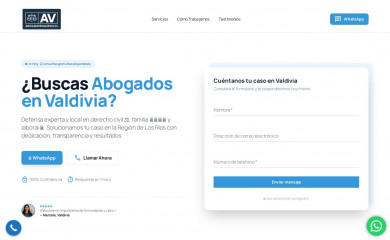 abogadosvaldivia.cl screenshot