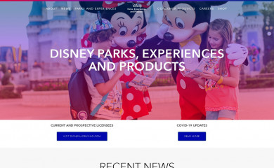aboutdisneyparks.com screenshot