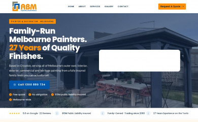 abmpainting.com.au screenshot