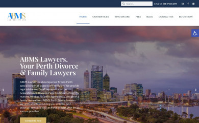 abmslawyers.com.au screenshot
