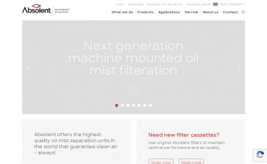 absolent.co.uk screenshot