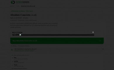 absolute-concrete.co.uk screenshot