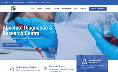 absolutediagnostic.com screenshot