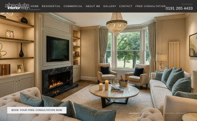 absoluteinteriors.com screenshot