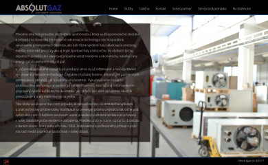 absolutgaz.sk screenshot