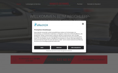 abschleppdienst-schmiel.de screenshot