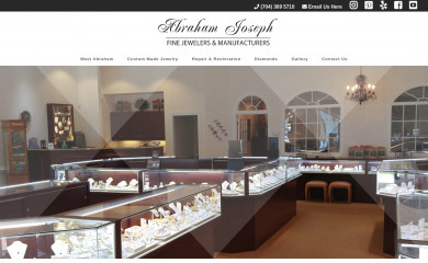 abrahamjosephfinejewelers.com screenshot