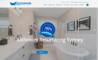 abresurfacing.com.au screenshot