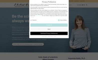 abrilliantmind.blog screenshot
