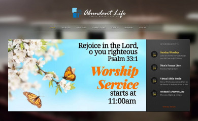 abundantlifeorlando.org screenshot